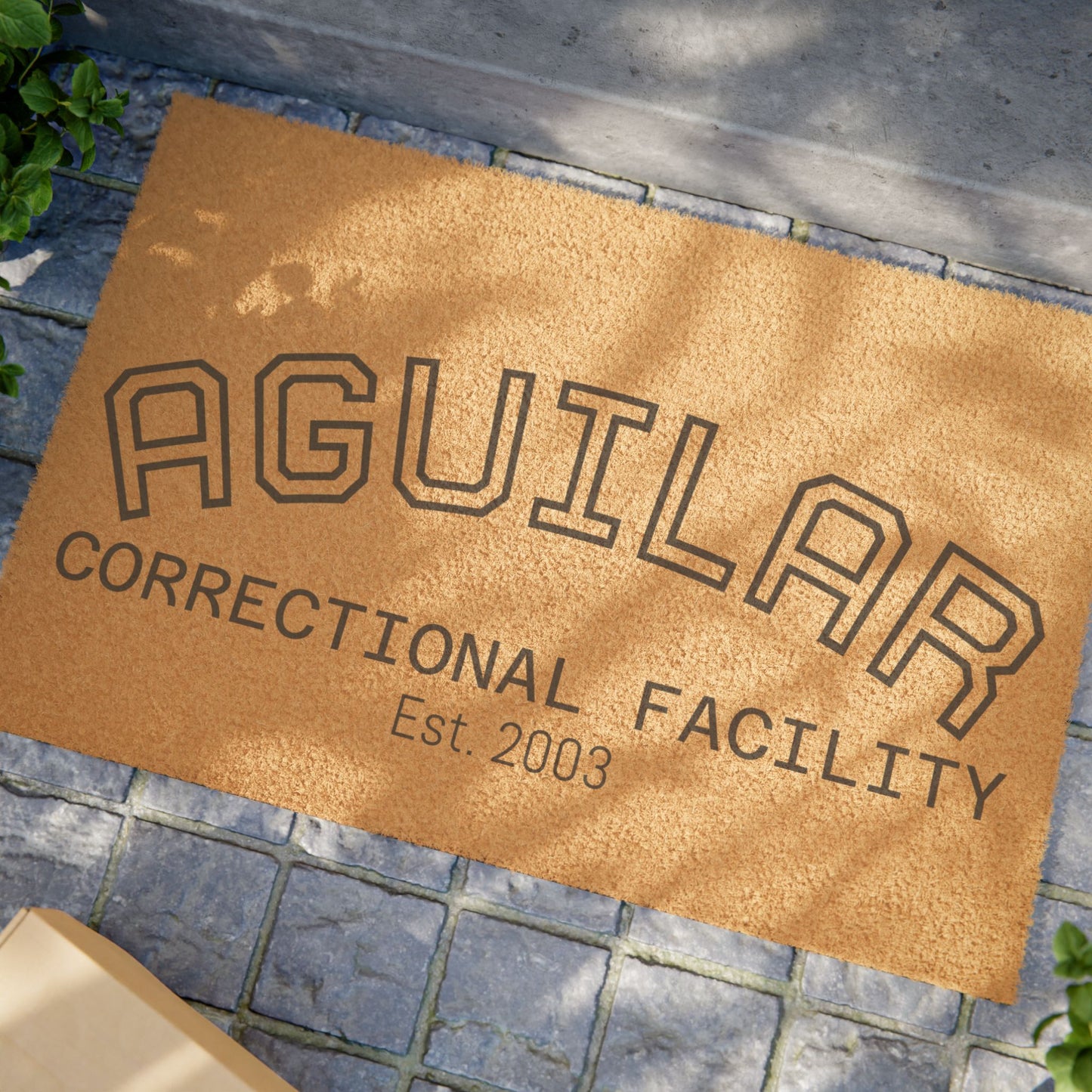 Doormat — Aguilar Correctional Facility Coir Welcome Mat (Est. 2003)