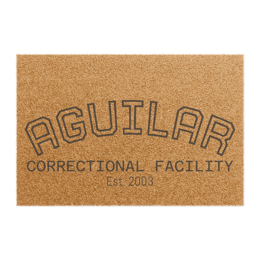 Doormat — Aguilar Correctional Facility Coir Welcome Mat (Est. 2003)