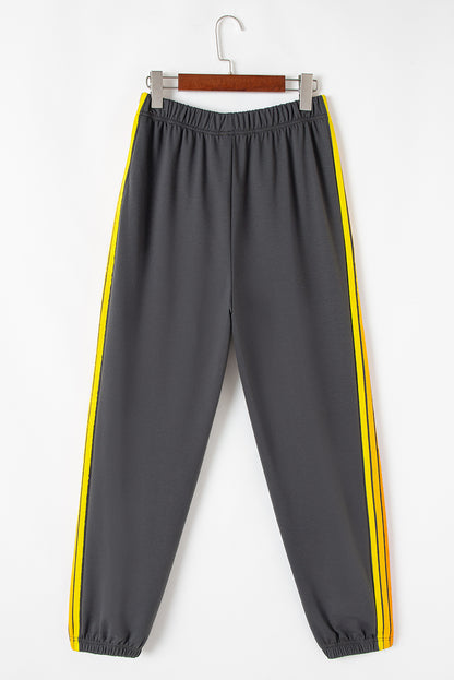 Dearlove Dark Grey Counting Rainbows High Waist Sweatpants