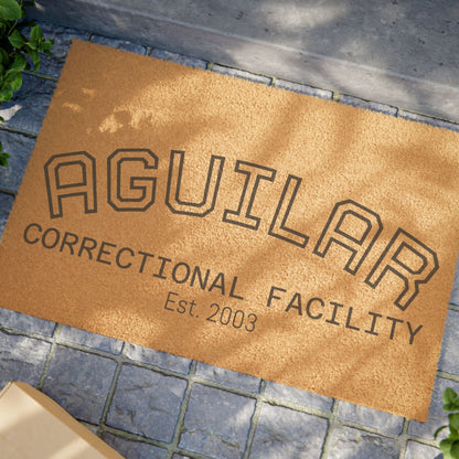 Doormat — Aguilar Correctional Facility Coir Welcome Mat (Est. 2003)