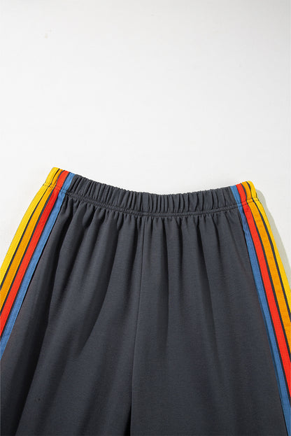 Dearlove Dark Grey Counting Rainbows High Waist Sweatpants